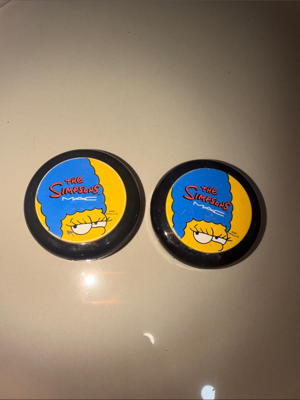 limited-edition MAC Cosmetics x The Simpsons powder blushes